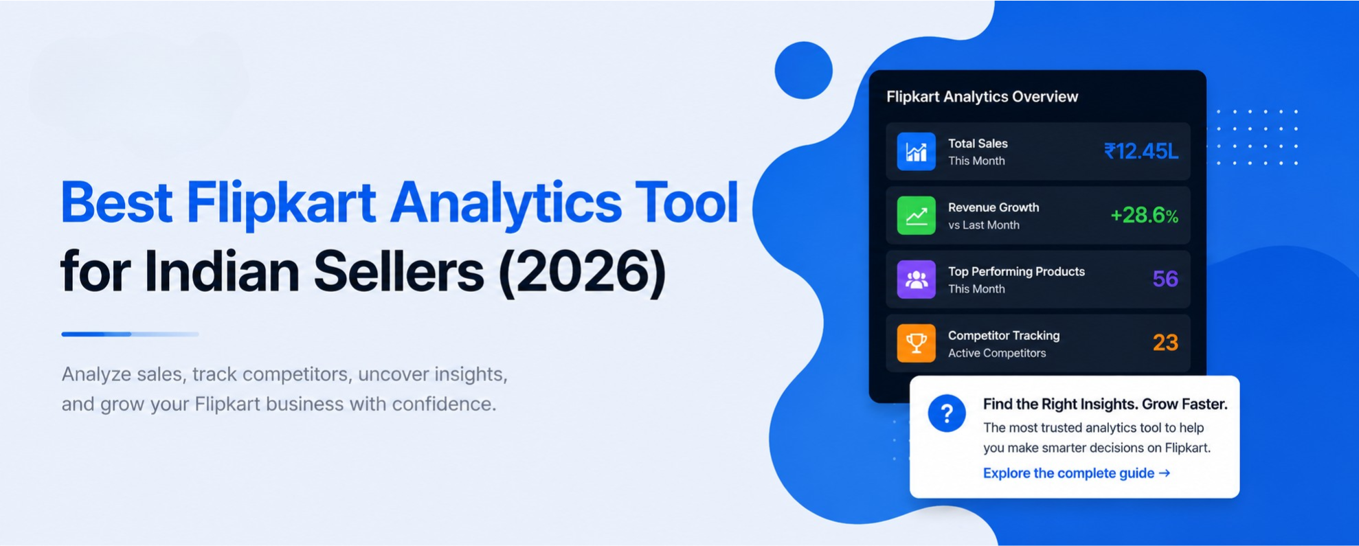 Flipkart Seller Analytics Tool: Track Ratings, Reviews and Competitors