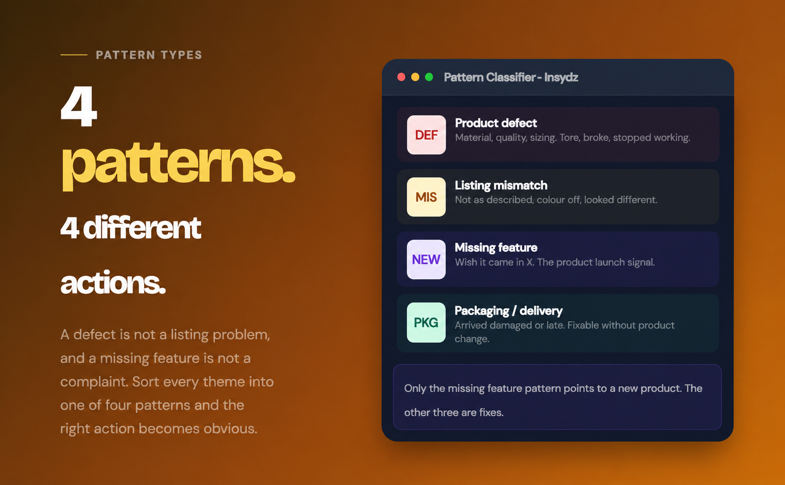 The Four Review Patterns